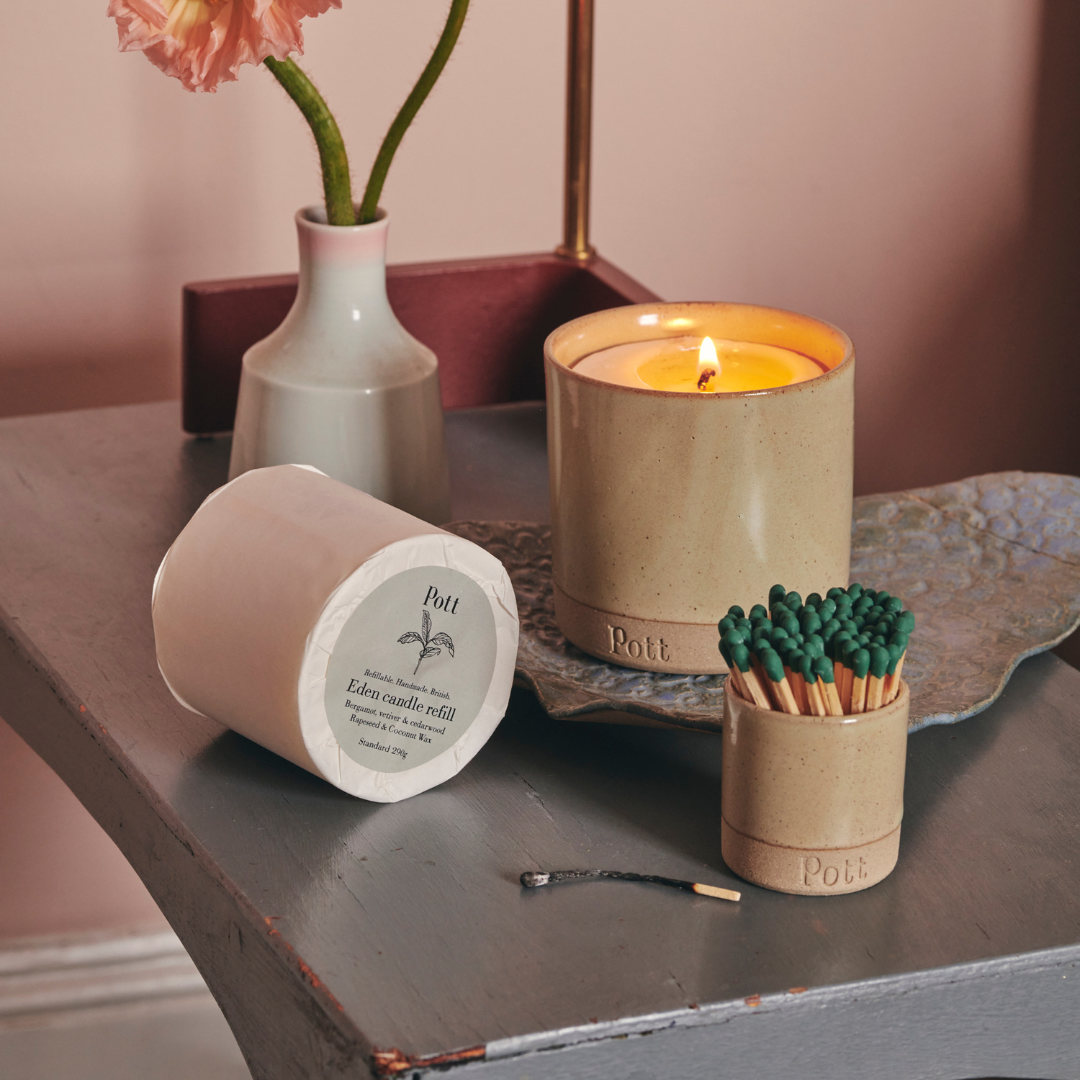 Eden Refillable Candle Starter Pack (Standard Size)